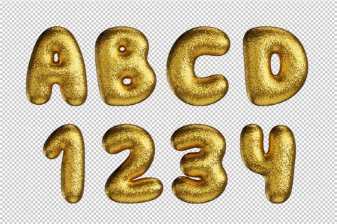 Balloon Glitter Font Fun Opentype Typeface Handmadefont