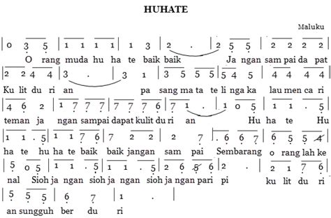 Lagu Daerah Maluku Utara Newstempo