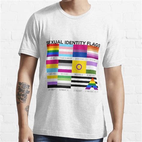 Sexual Identity Pride Flags Lgbtq Pride Month T Shirt By