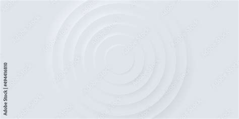 Light Round Texture Pattern. Circular White, Gray Background in ...