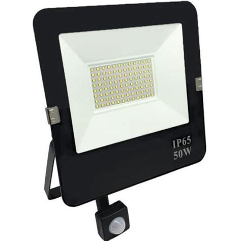 Projecteur LED Extérieur 50W Détecteur de Mouvement Crépusculaire Extra