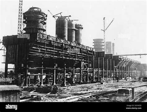 Partial Section Of The Large Ironworks Of The Reichswerke Hermann