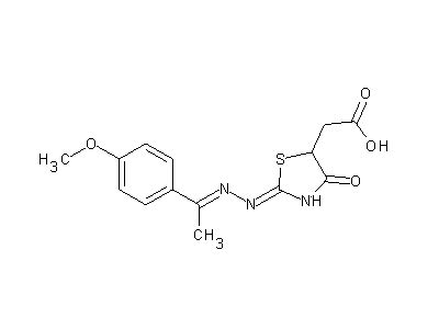 Methoxyphenyl Ethylidene Hydrazono Oxo Thiazolidin