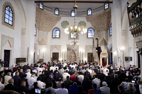 Eid Prayer Held At The Gazi Husrev Bey Mosque In Sarajevo Grand Mufti