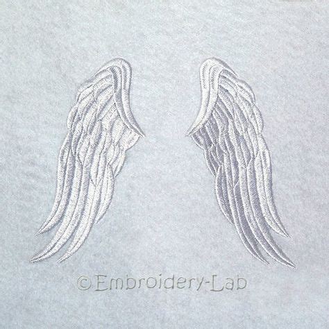 Angel Wings Machine Embroidery Design For Jacket T Shirt Jeans