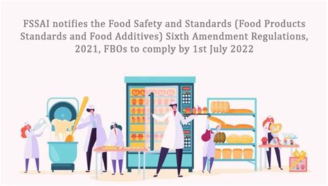 FSSAI Notifies The Food Safety And Standards Food Products Standards