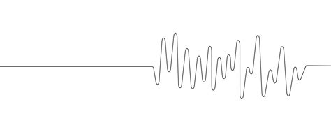 Line wave music sound one noise audio frequency icon signal podcast radio soundwave waveform ...