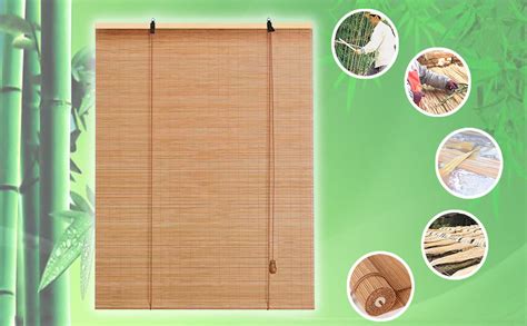 JSDMBD Made To Measure Blinds Bamboo Blinds For Windows Outdoor Blinds