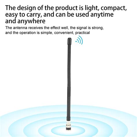 27MHz BNC Male Connector Radio Antenna Telescopic Intercom Remote