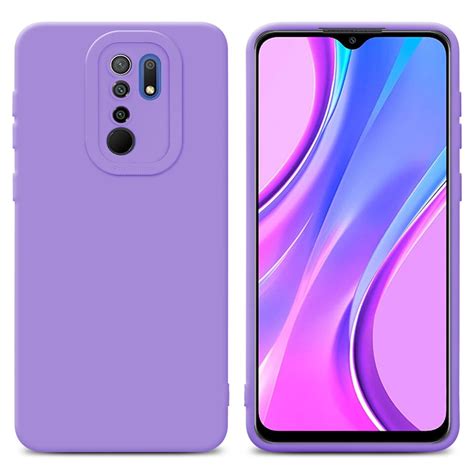 Pokrowiec Etui Do Xiaomi RedMi 9 W FLUID JASNY FIOLET TPU Silikonowe