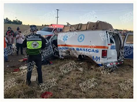 Choque Entre Auto Y Ambulancia Deja Dos Muertos Y Seis Heridos En Ahuazotepec