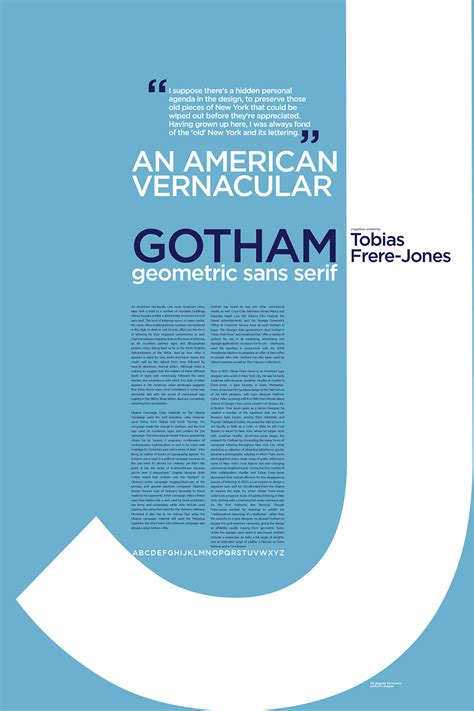 Gotham Font Study on Behance