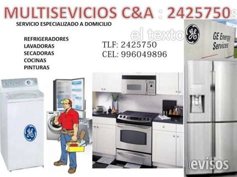 Servicio Tecnico Cocinas General Electric Domicilio 996049896 En