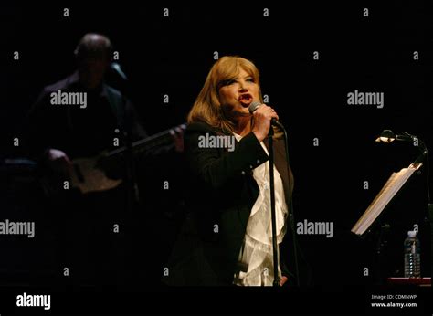 Singer Marianne FAITHFULL performing live at the Palais des Festivals ...