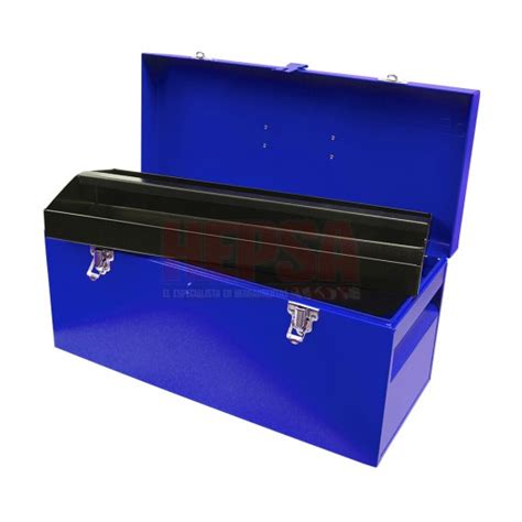 Caja Portaherramientas Metalica Azul X X Cm Urrea D A