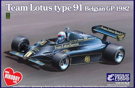 1 20 Team Lotus Type 91 Belgium GP Lotus 91 By Ebbro EMSF 19 Ebbro