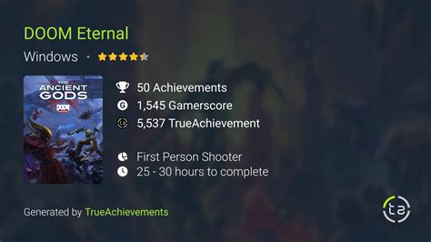 DOOM Eternal (Windows) Achievements | TrueAchievements