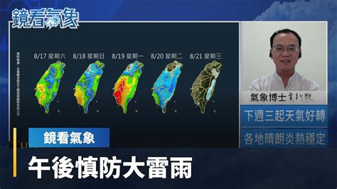 【鏡看氣象x賈新興】沒雨時偏熱飆36度 連6日午後慎防大雷雨｜台語新聞 鏡新聞 Youtube