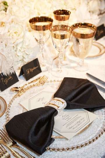 Black Bow Inspired Napkin