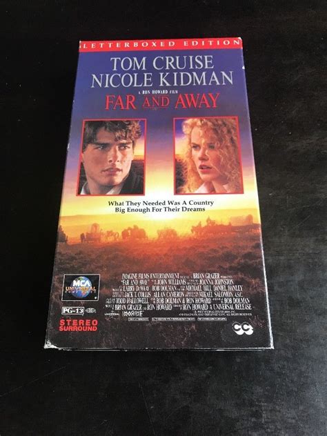 Far And Away Vhs 1992 A Ron Howard Film Tom Cruise Nicole Kidman