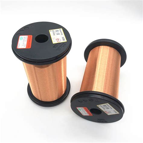 UL 0 015mm UEW Enameled Copper Winding Self Bonding Wire