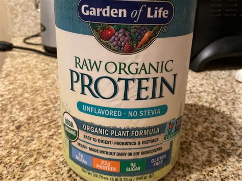 Garden Of Life, Raw Protein & Greens Organic Plant Formula Nutrition ...