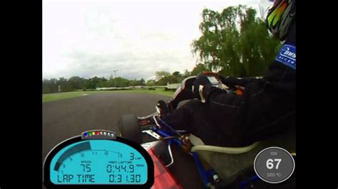 Rotax Indy 800 Butterfly Farm Karting Gopro Onboard With Data Overlay