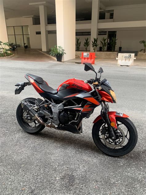 Kawasaki Ninja Z250 SL Naked Akrapovic Exhaust 2x Bayar Boleh