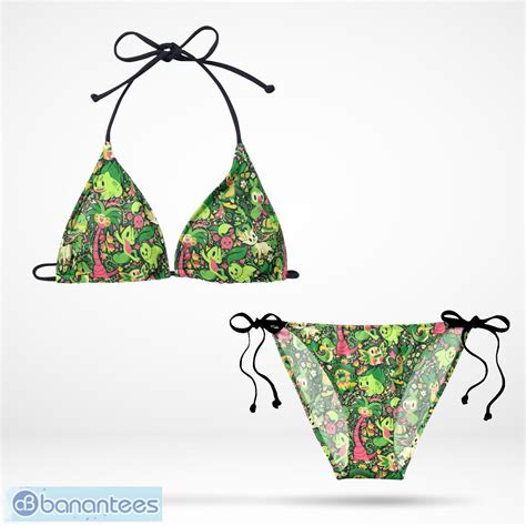 Tree Pokemon Green String Bikini Swimwear Gift Fans Banantees