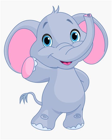 Baby Elephant White Elephant Clip Art Hostted - Cute Elephant Clipart ...