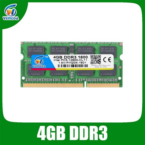 Brand New ram ddr3 4GB sodimm ddr3 1600 ram for Intel amd laptop 4gb ...