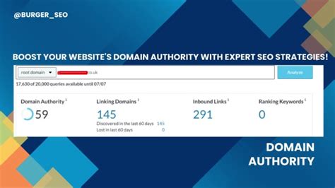 Boost Your Website Domain Authority With Expert Seo By Burger Seo Fiverr