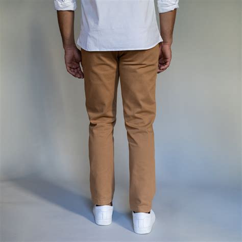 Stretch Chinos Slim Fit Tobacco Peter Manning Nyc