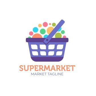 Premium Vector Supermarket Logo Design De Supermercado Logotipo De