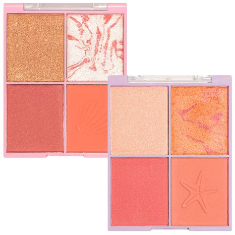 Paleta De Iluminador E Blush Sea Beauty SP Colors Atacado Virtual