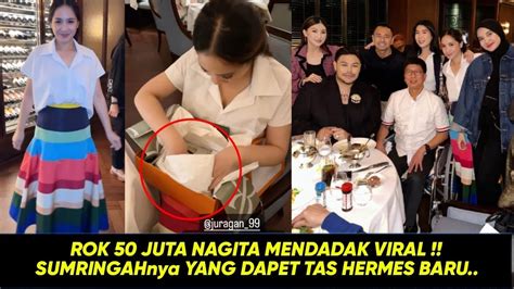 KENAKAN ROK ANEH DiBIRTHDAY DINNERnya BARENG SUAMI Nagita SUMRINGAH