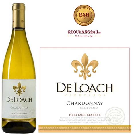 Rượu Vang Deloach Heritage Reserve Chardonnay Rượu Vang 24h