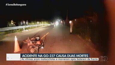 JA 1ª Edição Acidente mata dois motociclistas na GO 237 em