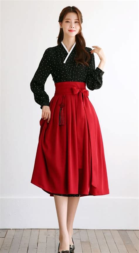 Modern Hanbok Korea Dress Women S Female Girl Junior Daily Etsy