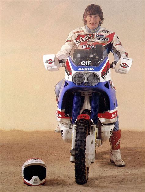 Gilles Lalay Paris Dakar 1988 Honda Africa Twin Adventure Bike