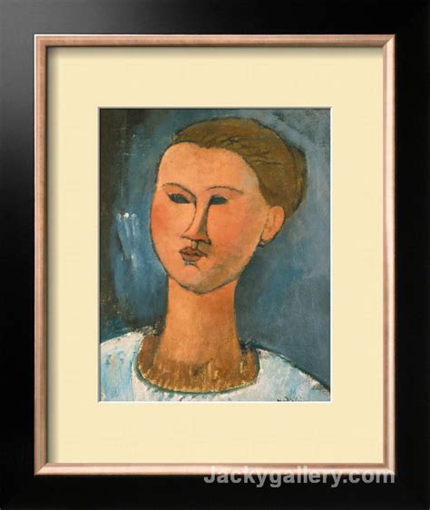 Head Of A Woman By Amedeo Modigliani Paintings Reproduction For Sale