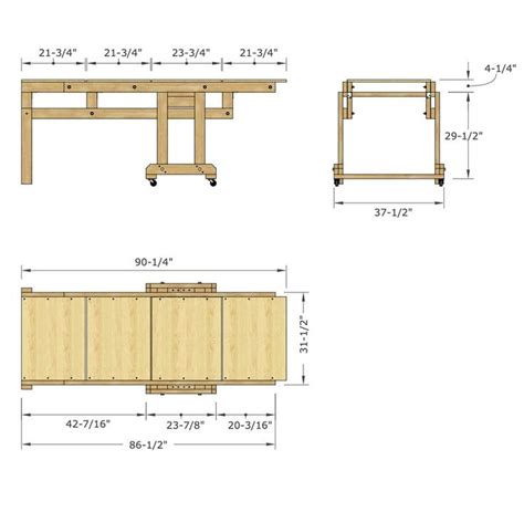 Transforming Shelf /workbench Plans, Convertible Table/shelf Build Plans, Transforming Shelf ...