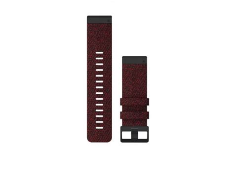 Garmin Bracelet Fénix QuickFit Heathered Red Nylon 26mm 010 12864