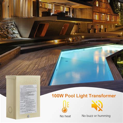 Buy Suraielec 100w Pool Light Transformer 120v To 12v 13v 14v Ac Multi