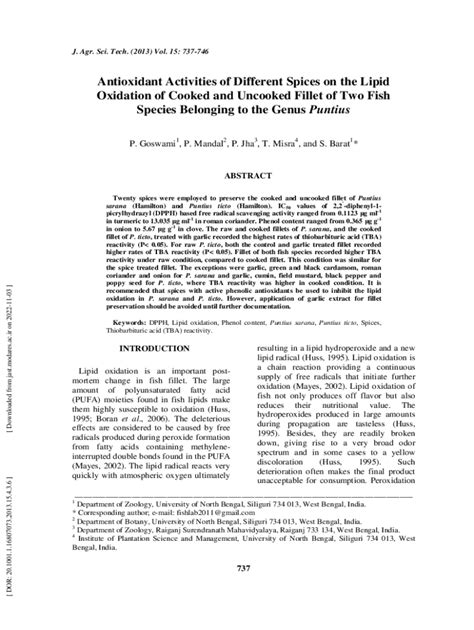 Fillable Online Jast Modares Ac Antioxidant Activities Of Different