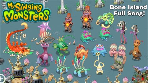 My Singing Monsters Bone Island Characters