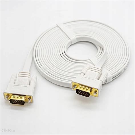 Kabel Vga Vga D Sub Do Monitora Full Hd Płaski Dt69F18W Opinie i