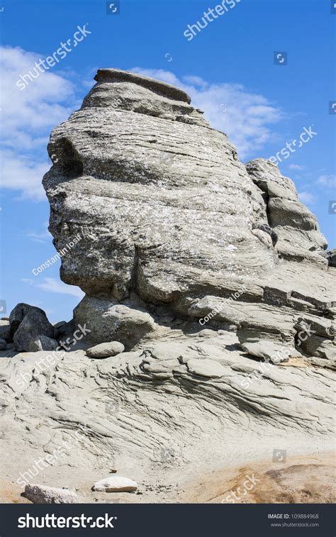 Romanian Sphinx, Geological Phenomenon Formed Through Erosion Stock ...