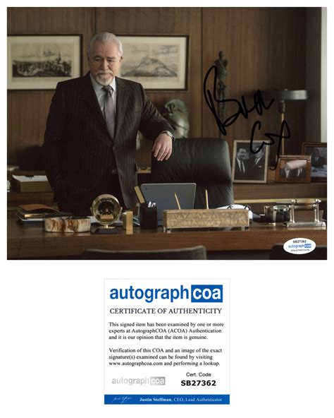 Brian Cox Succession Signed Autograph 8x10 Photo ACOA | Outlaw Hobbies ...