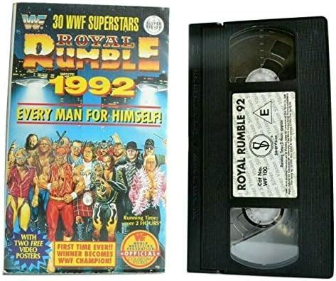 Wwe Media 1992 Wwf Royal Rumble Vhs Core Global Org